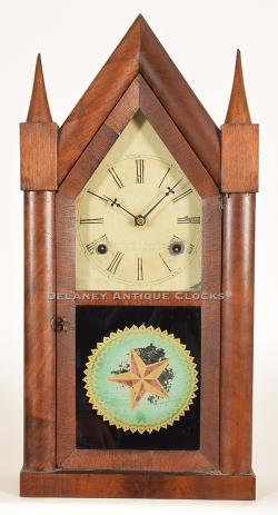 ANTIQUE Waterbury Clock deals Company USA Shelf 30 hour mantel